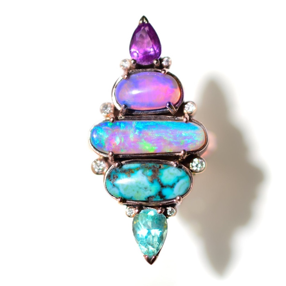 Angel Alchemy Opal Ring ‼️SALE PENDING‼️ - Picture 3 of 5
